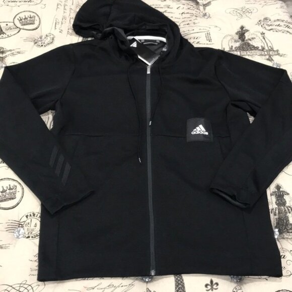 Adidas 365 Lightweight Full Zip Basketball Hoodie - Picture 3 of 6